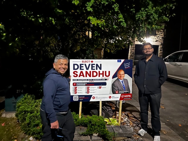 Another lawn sign installed — Vaughan residents growing support across the ward
