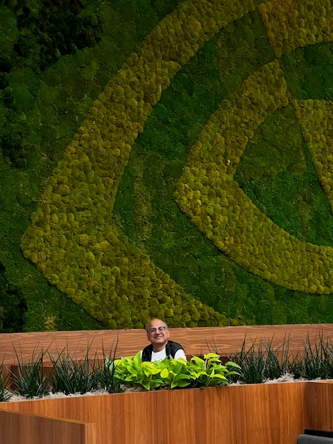 Deven at the NVIDIA campus — exploring technology and innovation