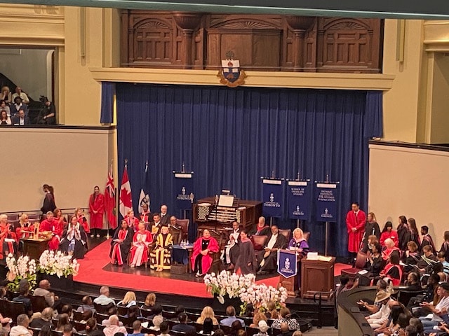 University of Toronto convocation ceremony — celebrating academic excellence